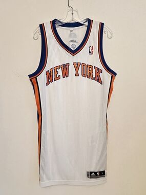 NBA New York White Blue Orange Basketball Jersey